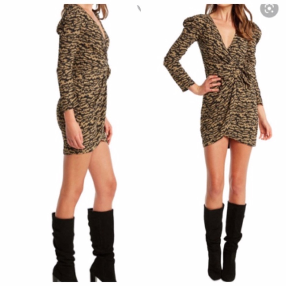 Bardot Tracey Twist Mini Dress NWT - Picture 2 of 5